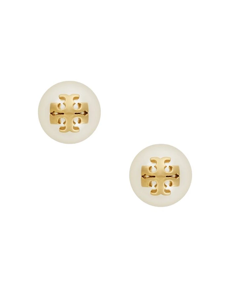 Imitation Pearl Stud Earrings