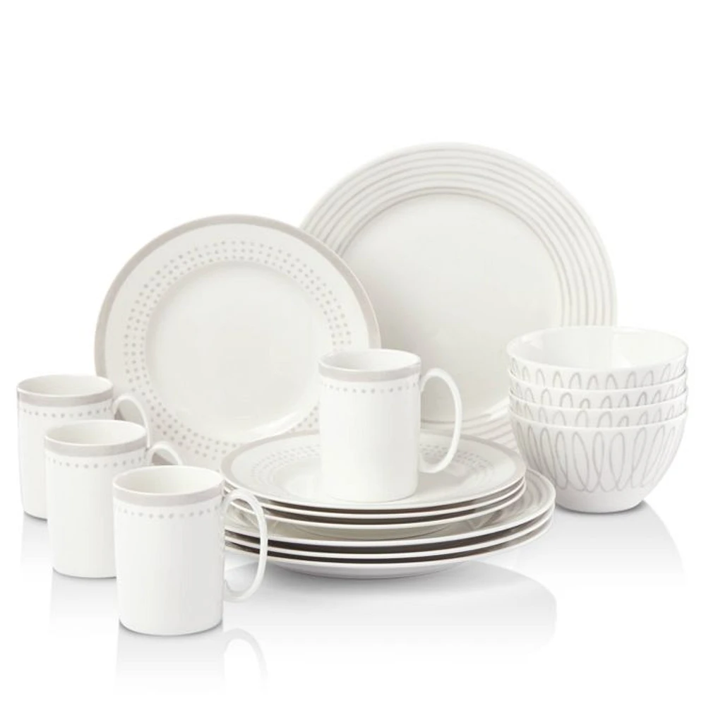 Charlotte Street East Dinnerware Set, 16 Piece