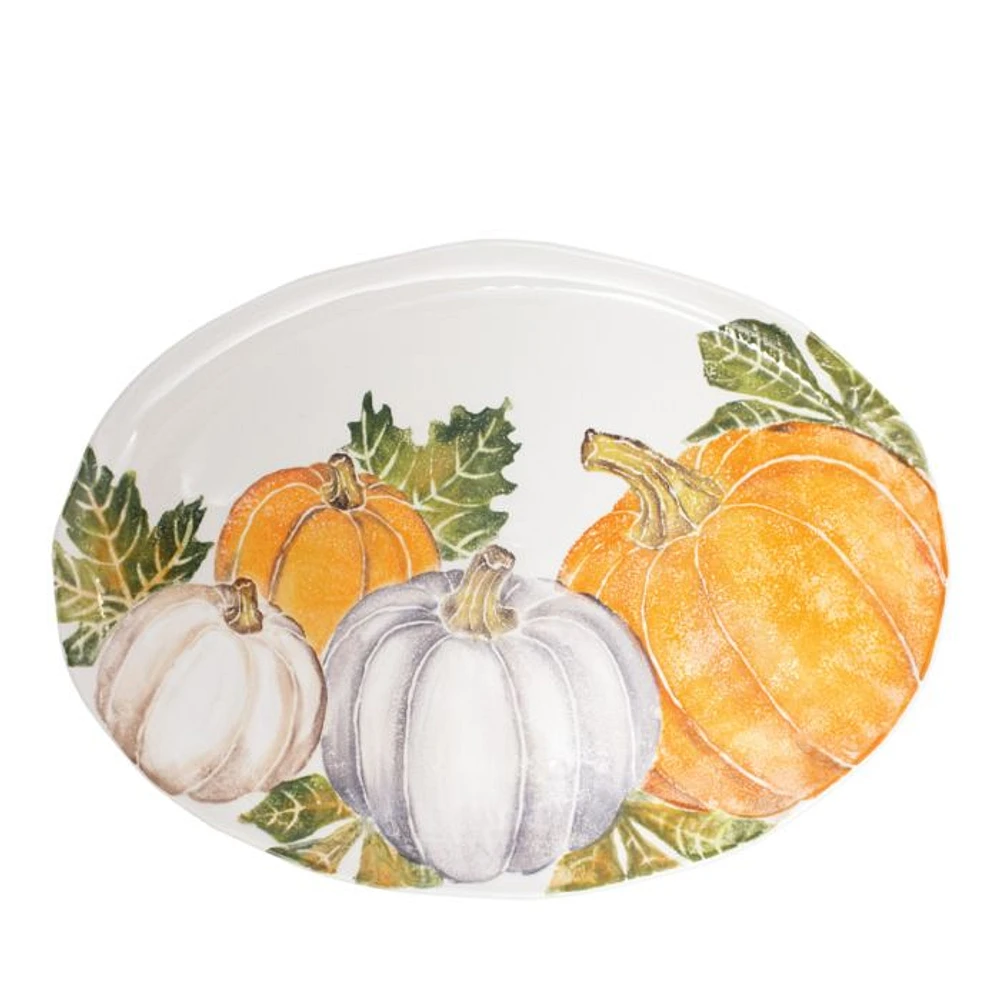 Pumpkins Oval Platter