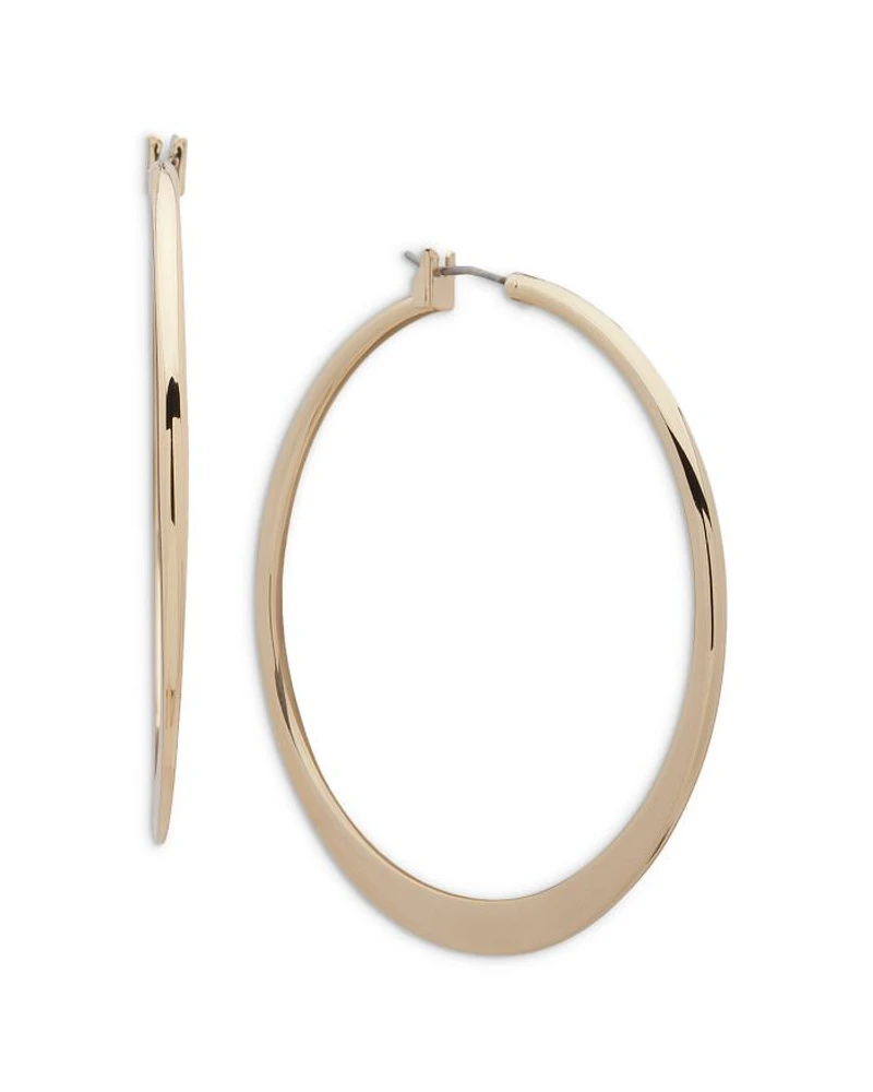 Large Thin Hoop Earrings