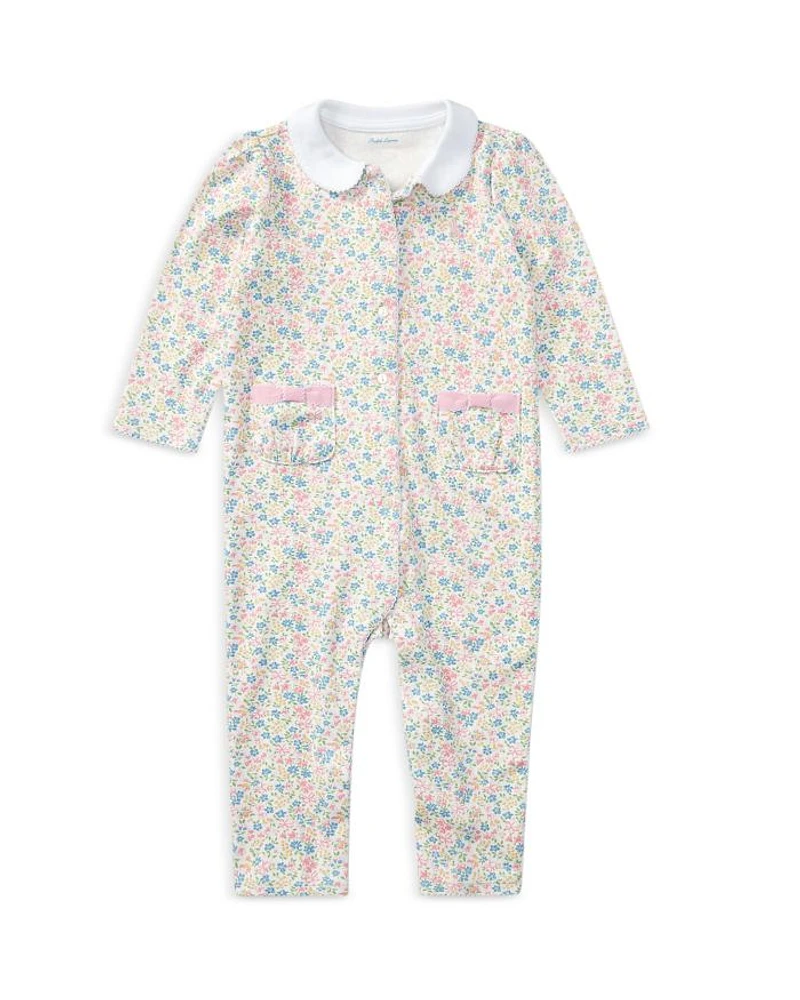 Girls' Floral Coverall - Baby