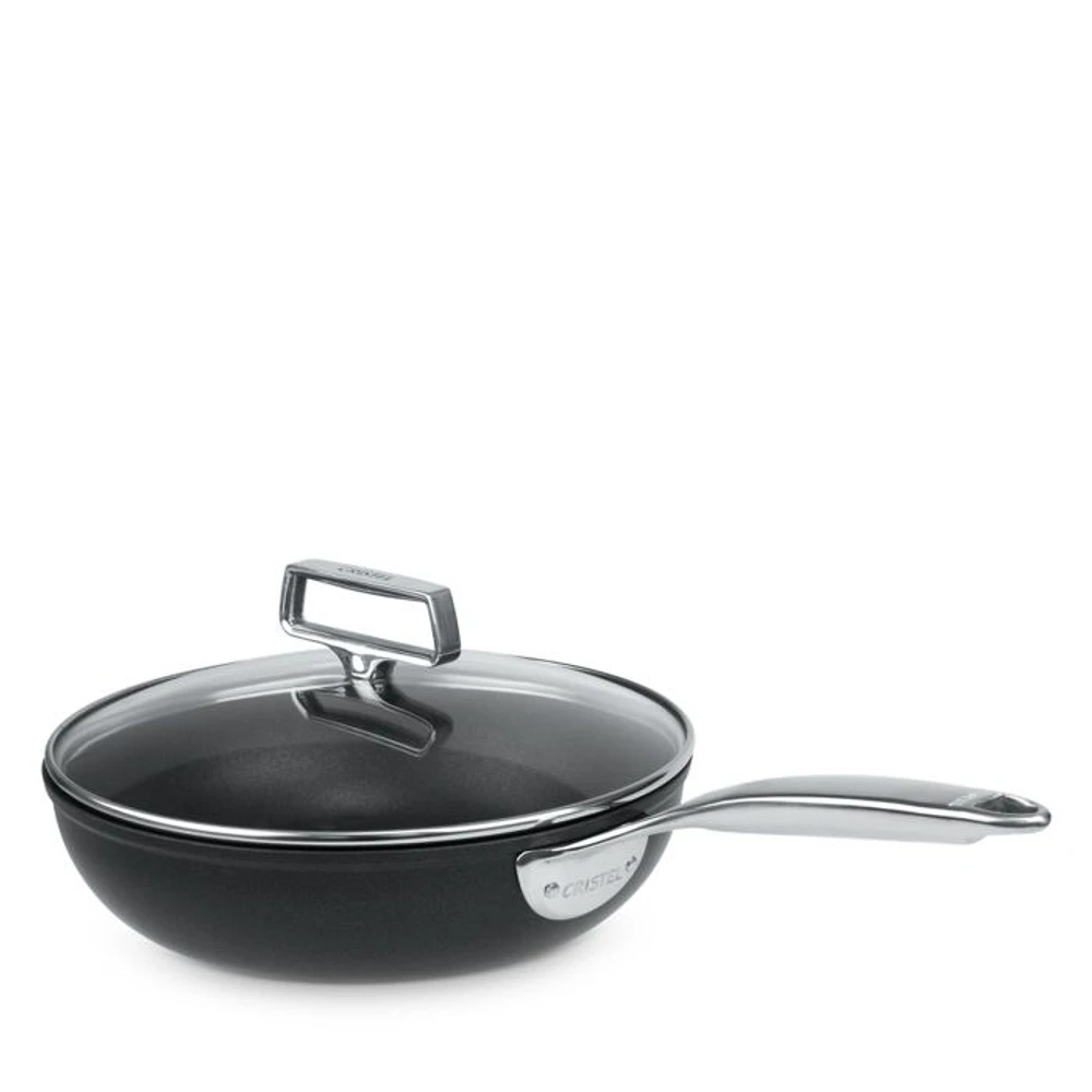 Cristel Castel Pro Ultralu Qt. Non Stick Sautepan & Lid