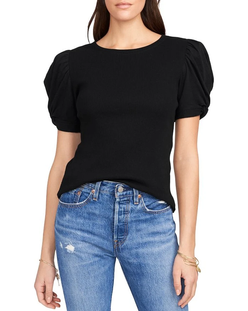 Puff Sleeve Cotton Tee