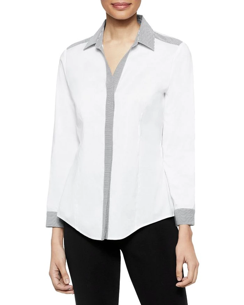 Striped Trim Shirt