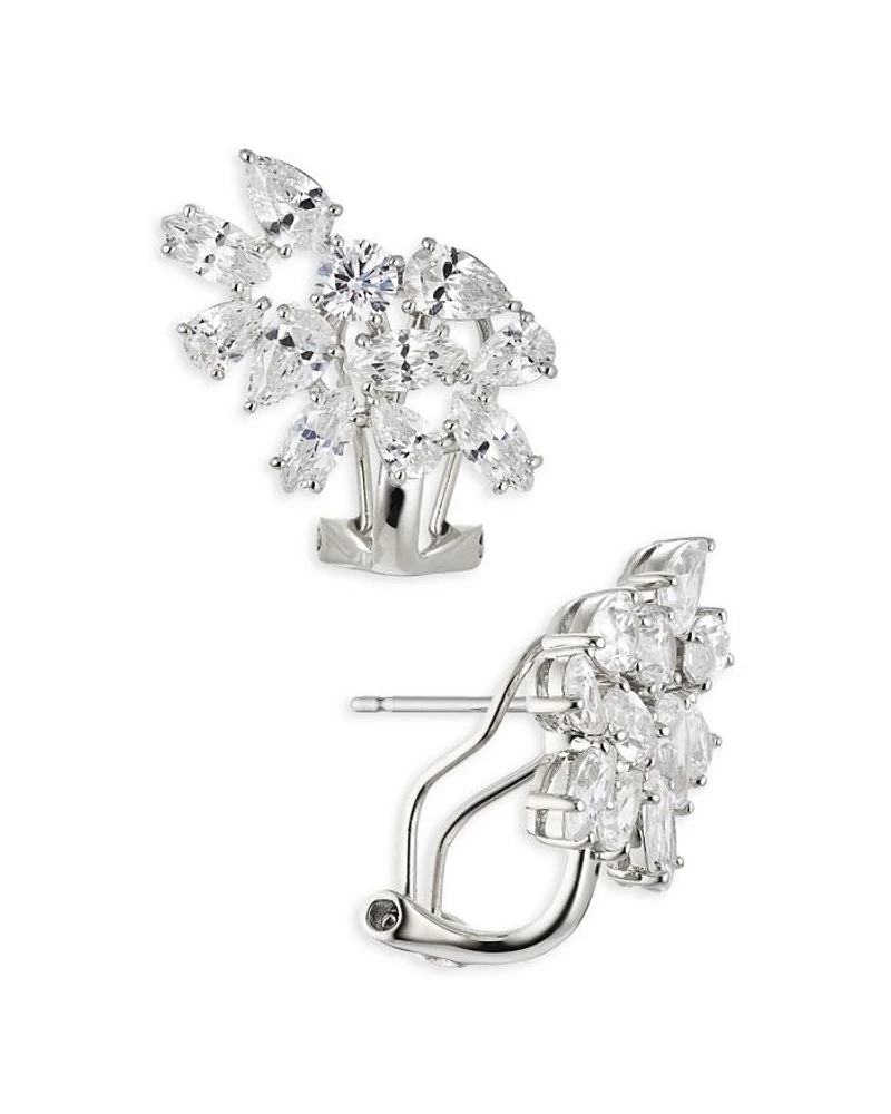 RSVP Crystal Cluster Earrings