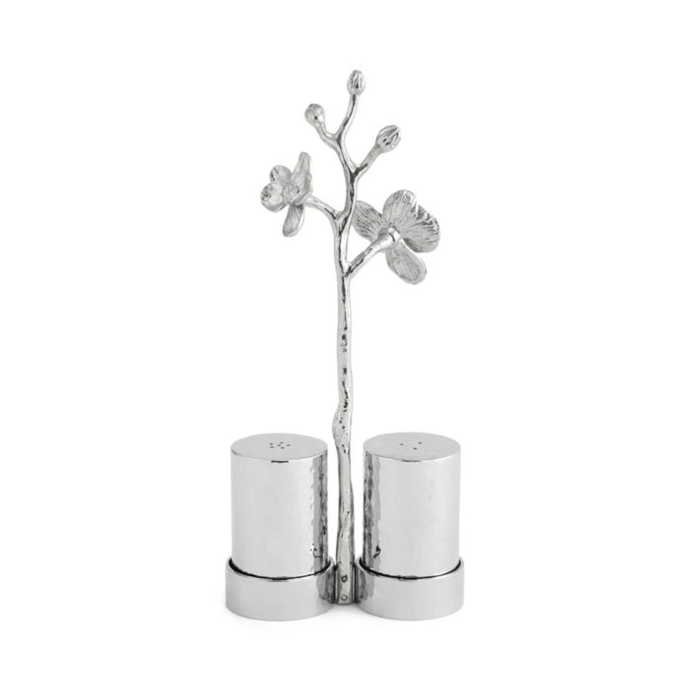 White Orchid Salt & Pepper Set
