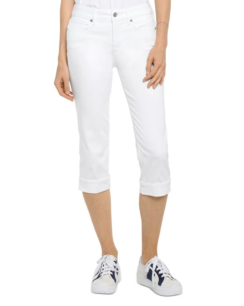 Marilyn High Rise Crop Straight Jeans