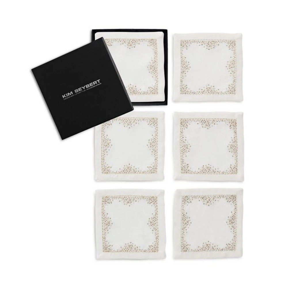 Pin Dot Cocktail Napkins, Set of 6
