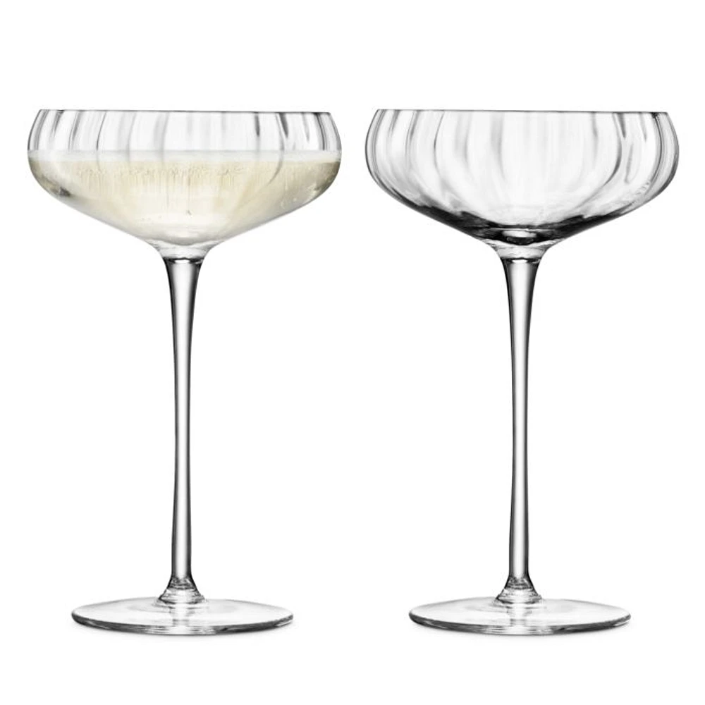 Aurelia Champagne Saucer, Set of 2