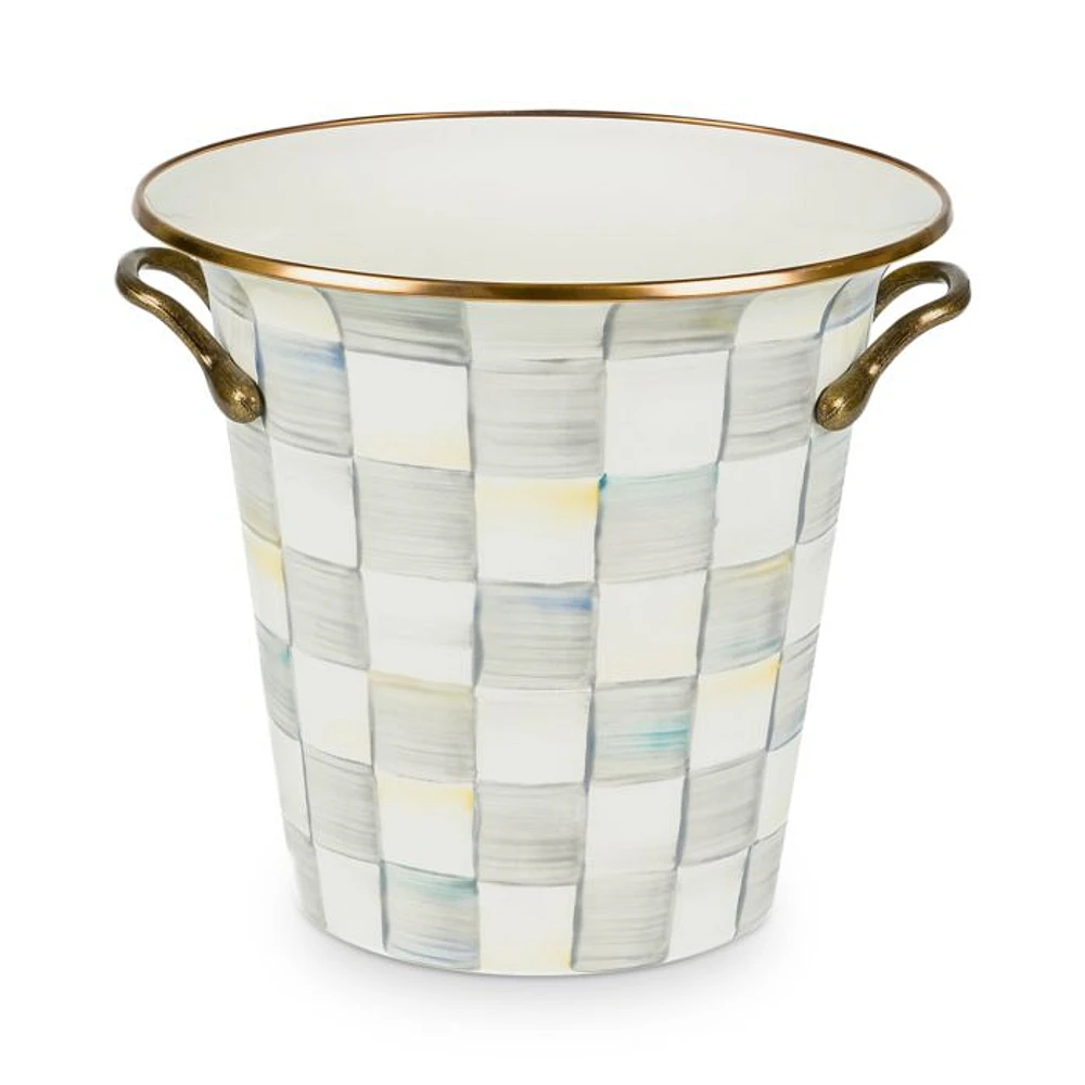 Sterling Check Enamel Wine Cooler