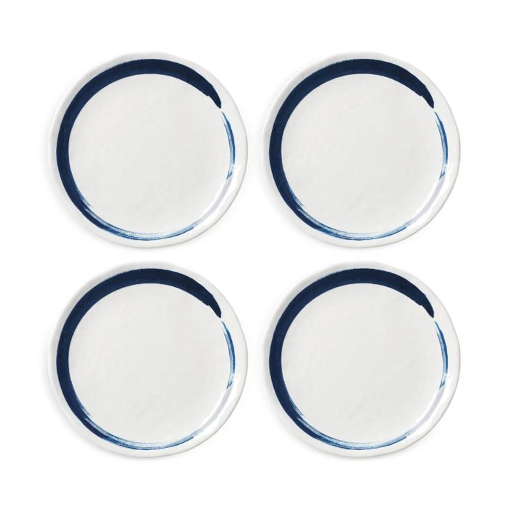 Blue Bay Melamine Dinner Plates, Set of 4