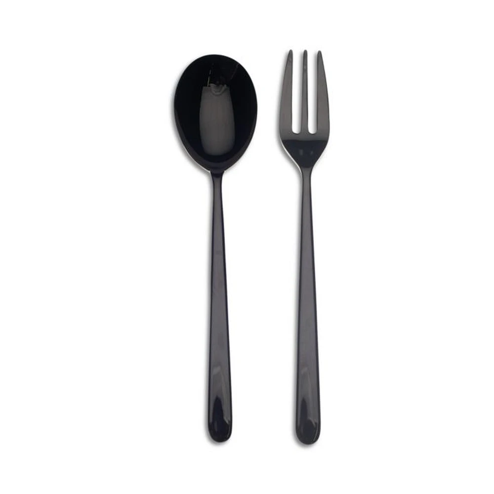 Linea Oro Nero Serving Set