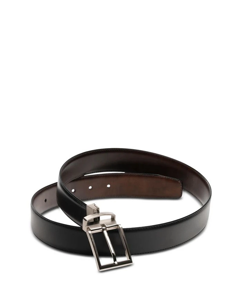Lados Black & Brown Leather Belt