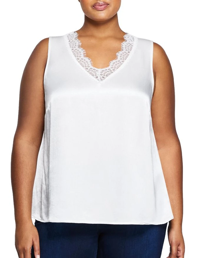Alessandra Lace Trim Tank