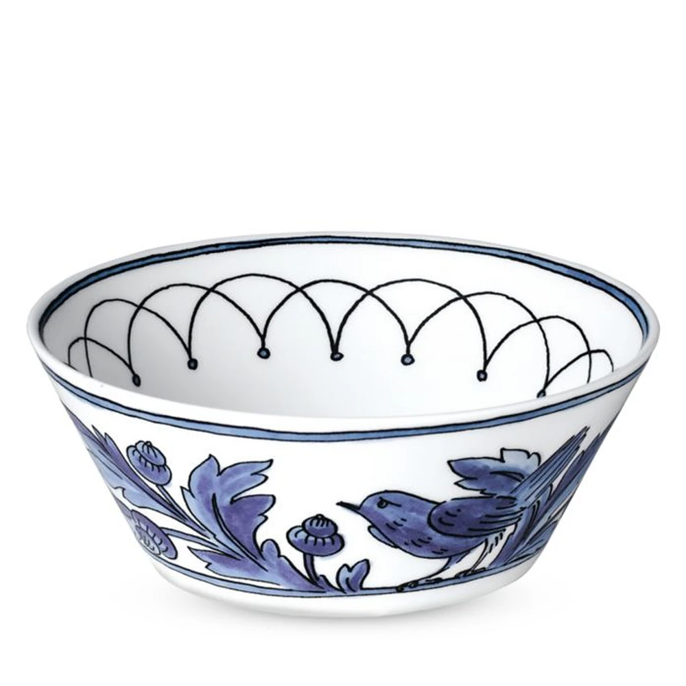 H. Blue Bird Cereal Soup Bowl