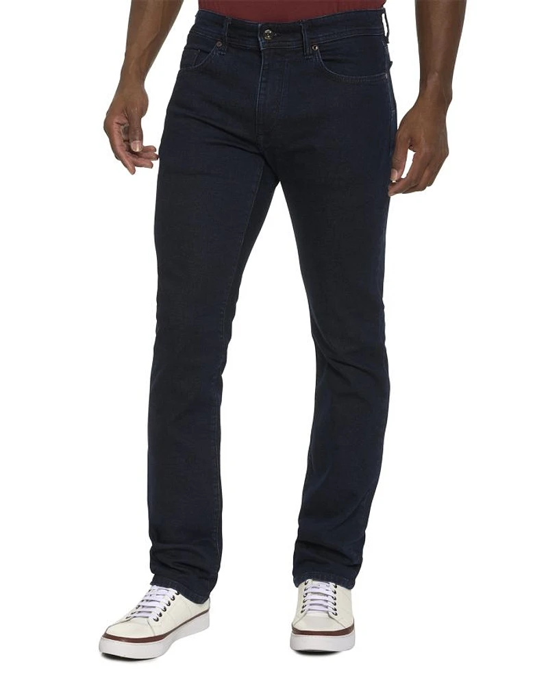 Dayne Relaxed Fit Straight Leg Jeans Dark Indigo