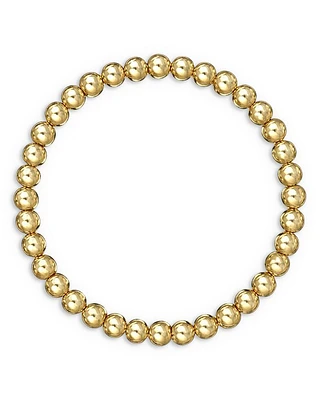 14K Yellow Gold Bead Bracelet