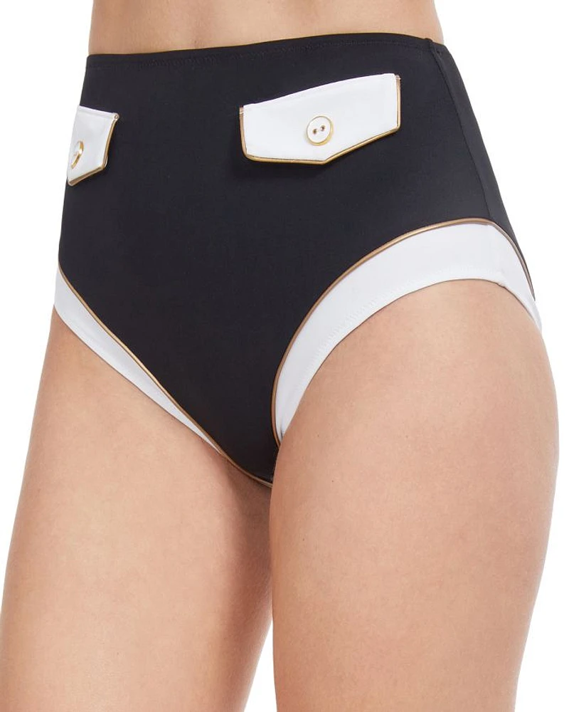 High Class Waisted Swim Bottom