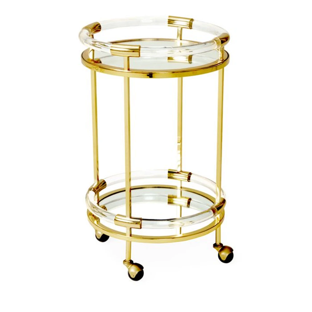 Jacques Round Bar Cart