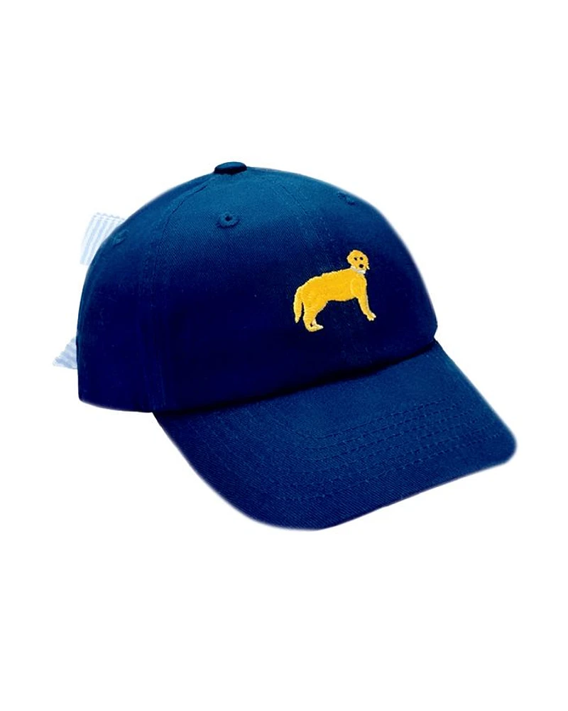 Girls' Dog Bow Baseball Hat in Navy - Little Kid