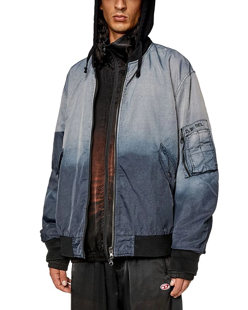J-Common Hooded Bomber Jacket