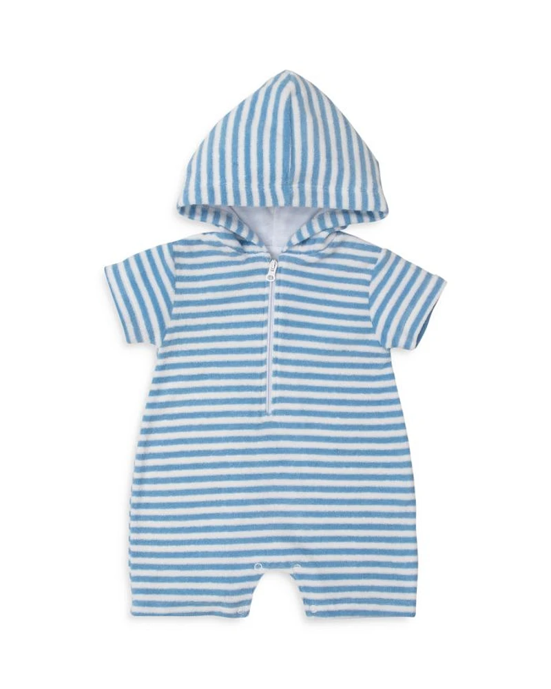 Hooded Terry Romper - Baby