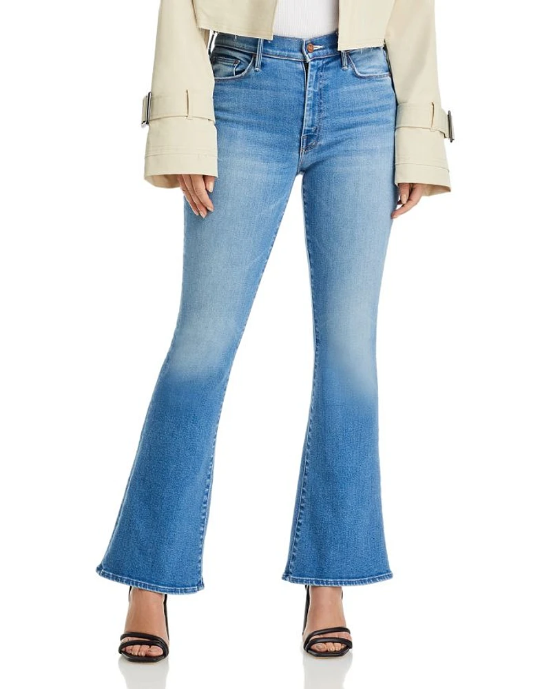 The Lil' Weekender Petites High Rise Flared Jeans Layover
