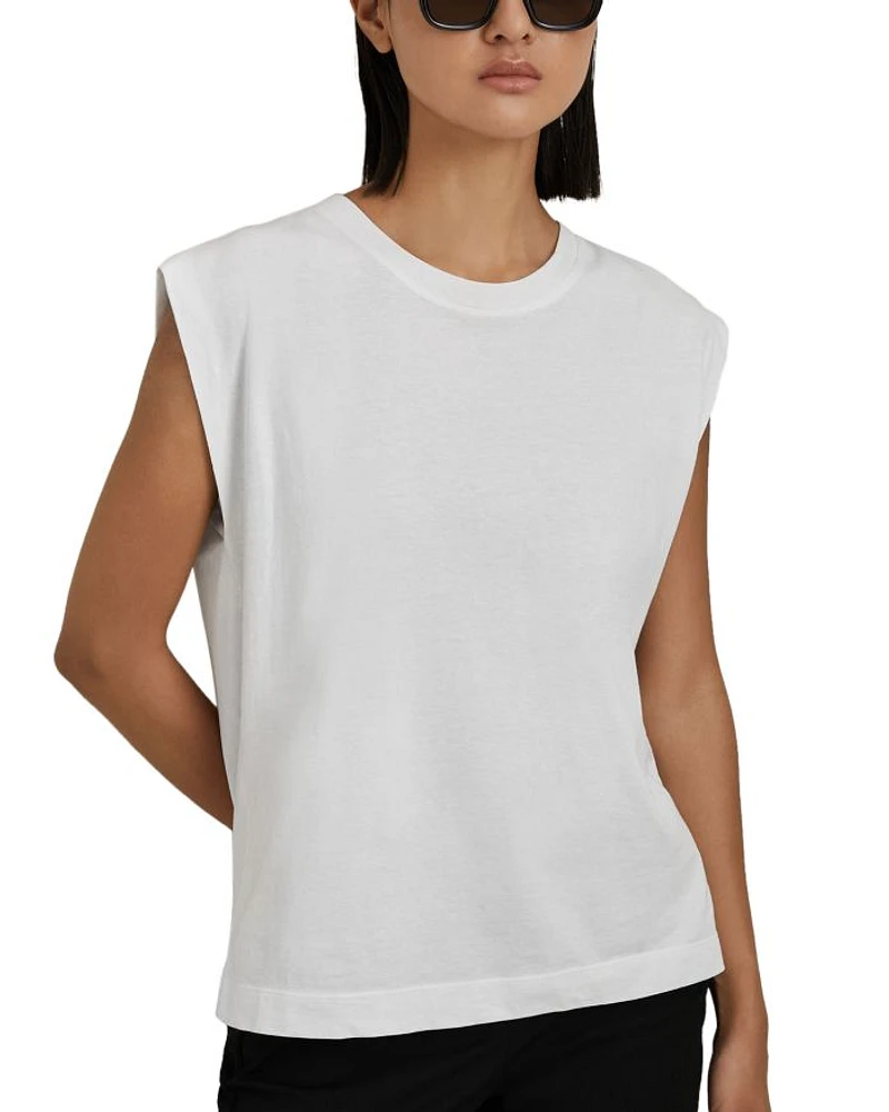 Morgan Cotton Cap Sleeve Top