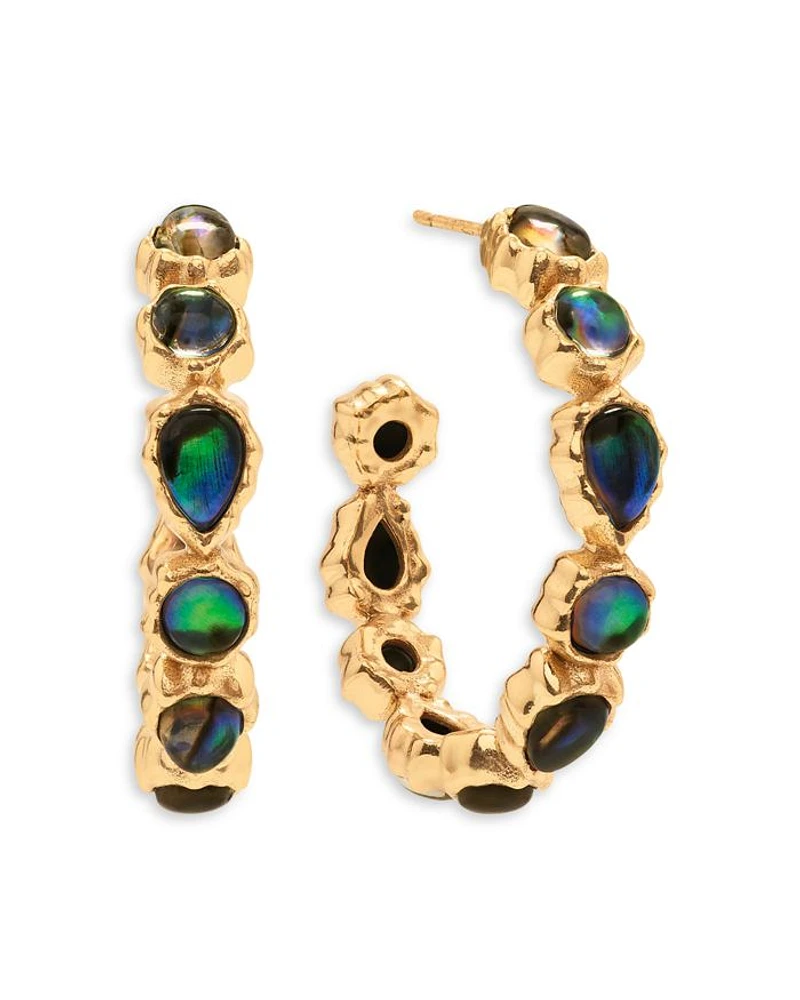 Aurora Medium Hoop Earrings