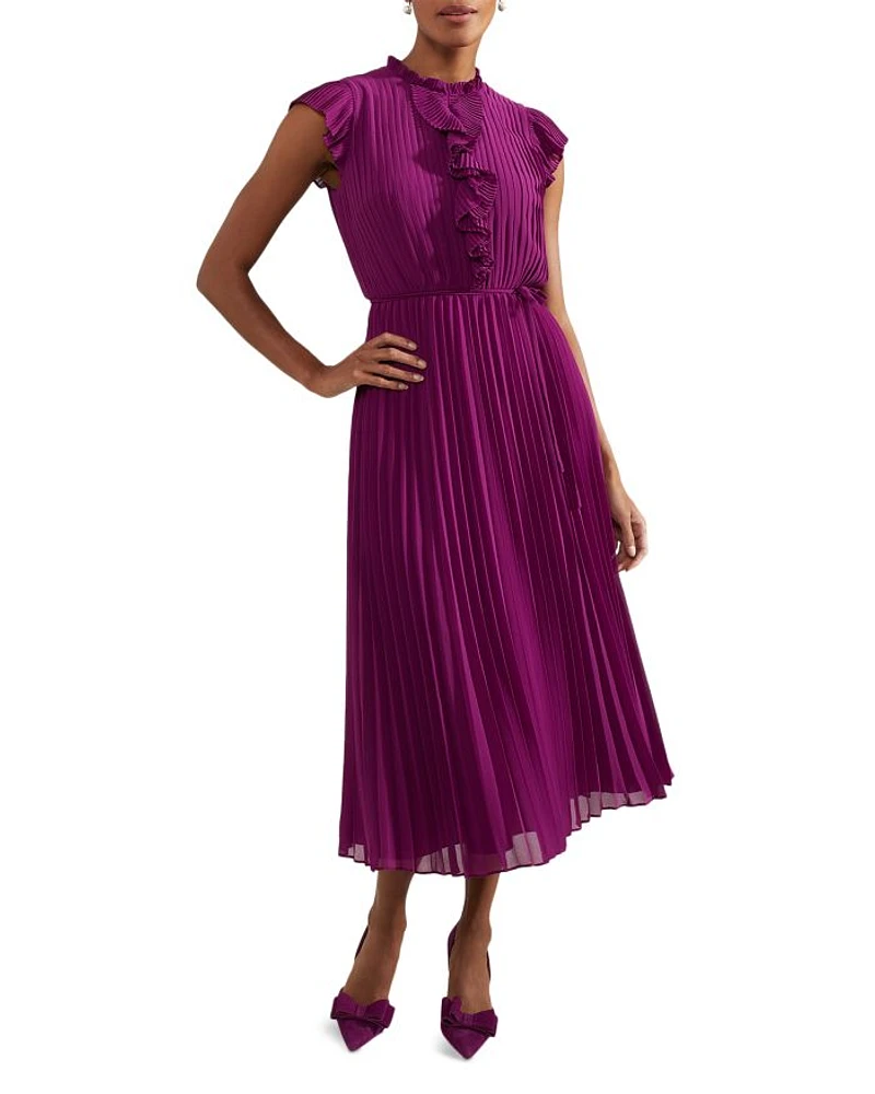 Addison Pleated Midi Dress
