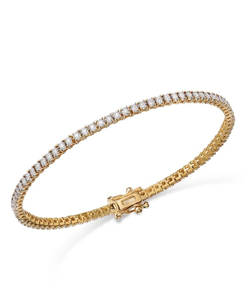 Diamond Tennis Bracelet 14K Gold, 0.50 tcw