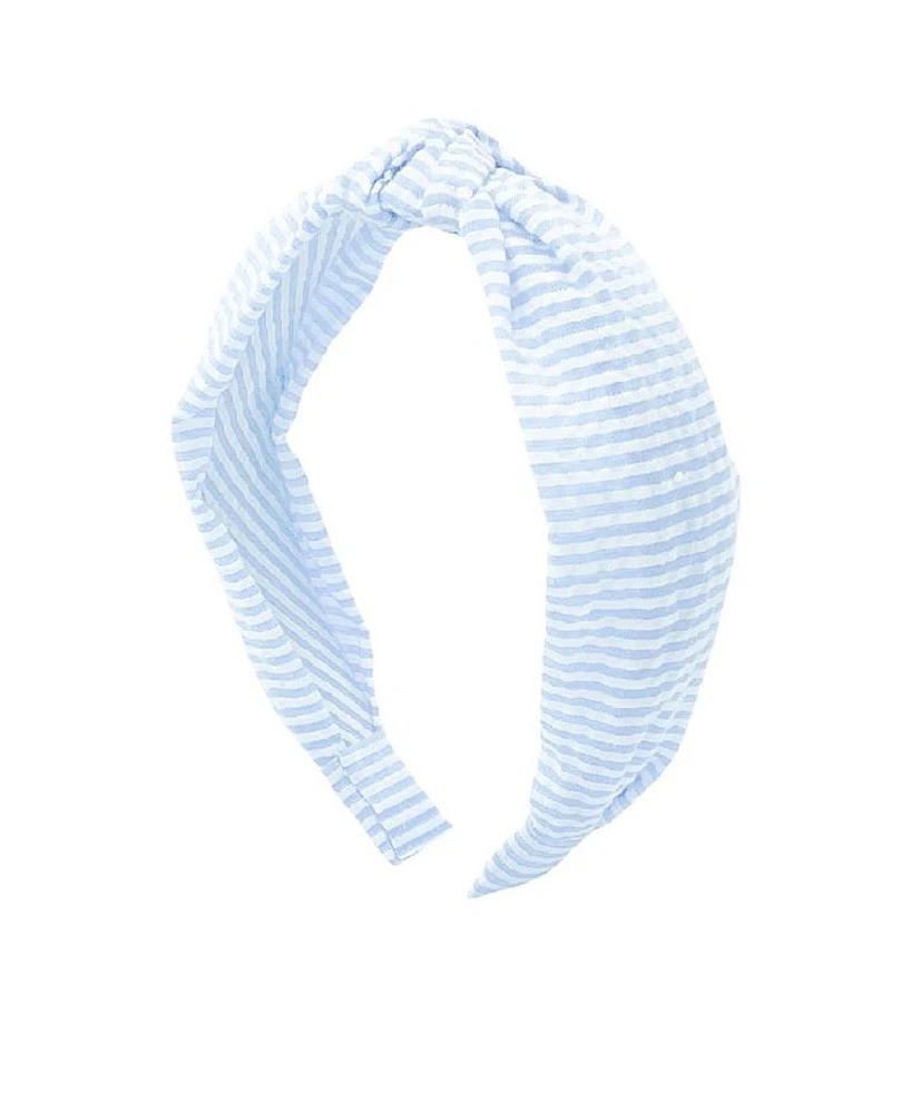 Girls' Seersucker Knot Headband - Little Kid, Big Kid