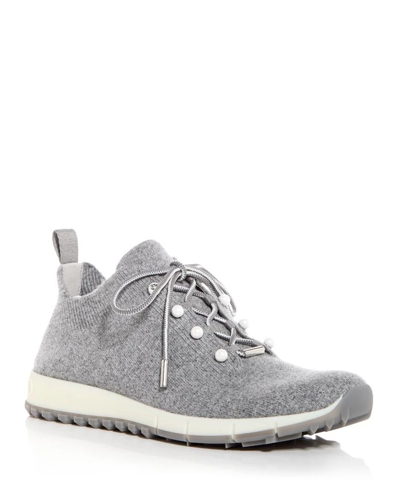 Women's Veles Embellished Knit Low Top Sneakers