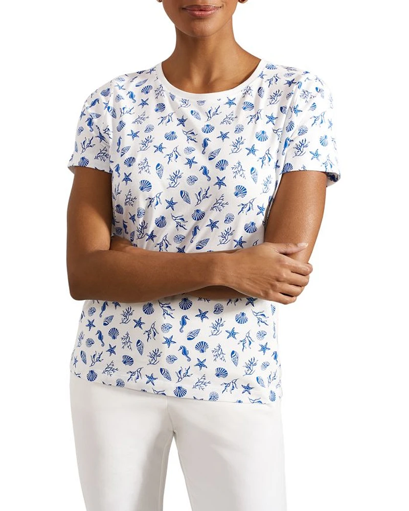 Pixie Cotton Printed Tee
