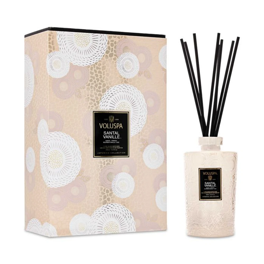 Santal Vanilla Luxe Reed Diffuser