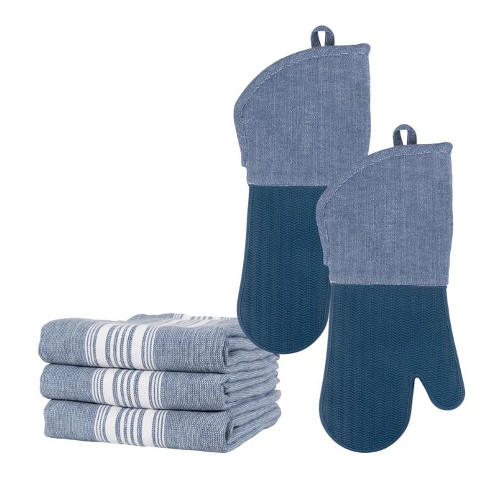 Strada Set of 5 Kitchen Linen Bundle
