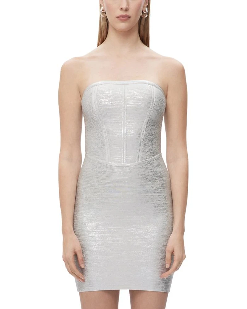 The Avery Foil Corset Dress