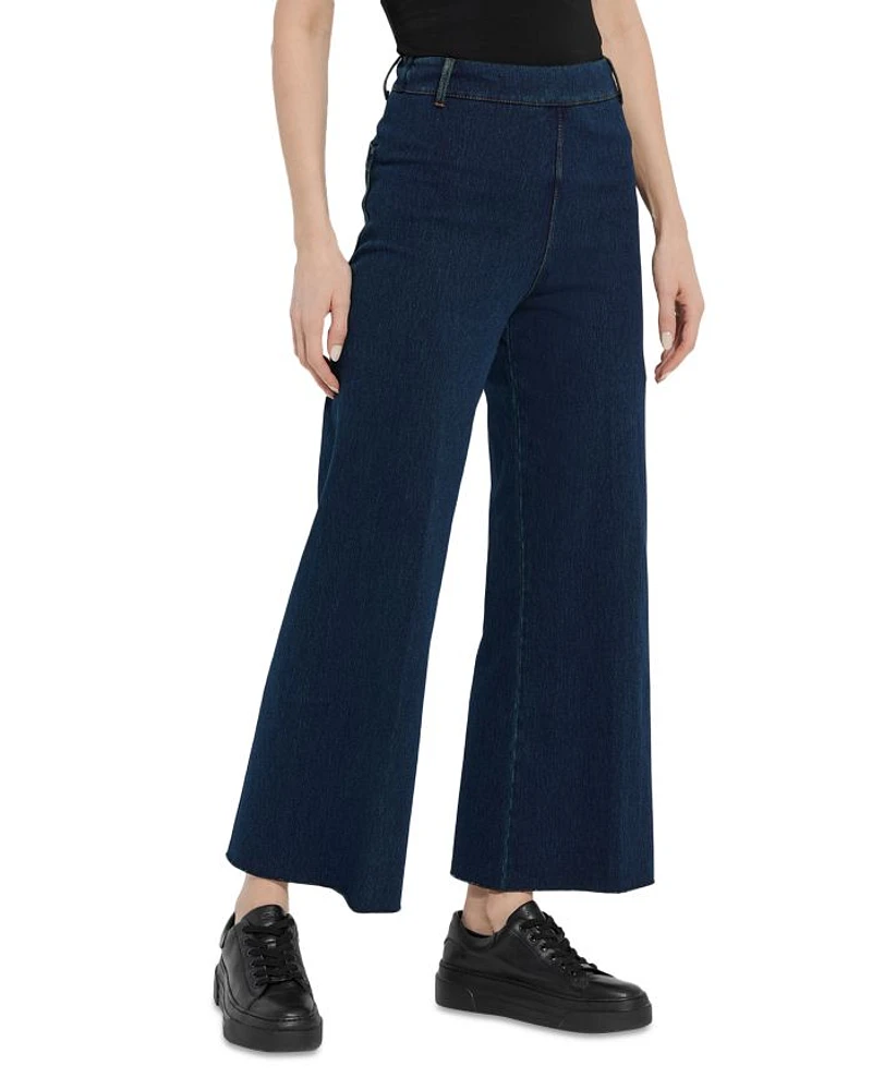Erin High Rise Wide Leg Jeans Indigo