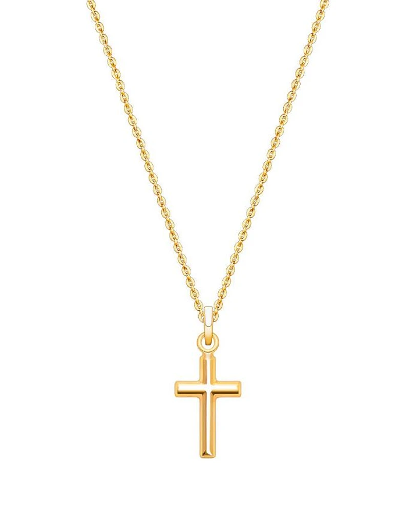 Children's 14K Gold Everlasting Faith Cross 12-14" Necklace