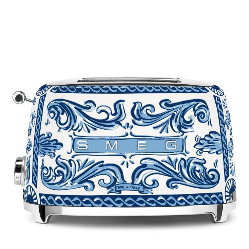 Dolce & Gabbana 50's Retro Style Aesthetic Blu Mediterraneo 2 Slice Toaster