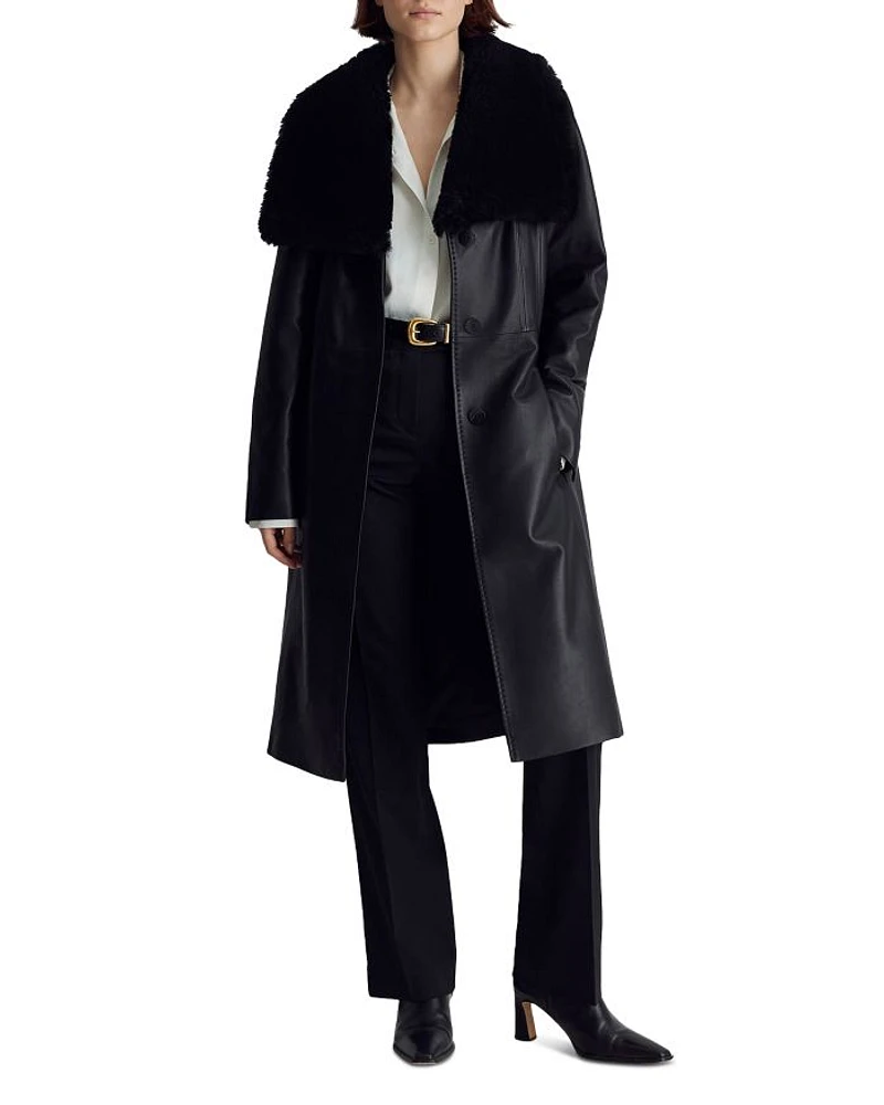 Nina Leather Coat