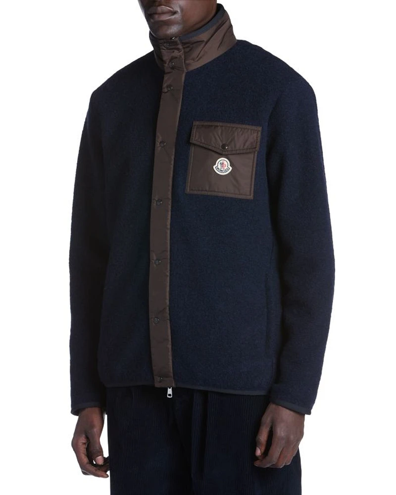 Teddy Fleece Zip Cardigan