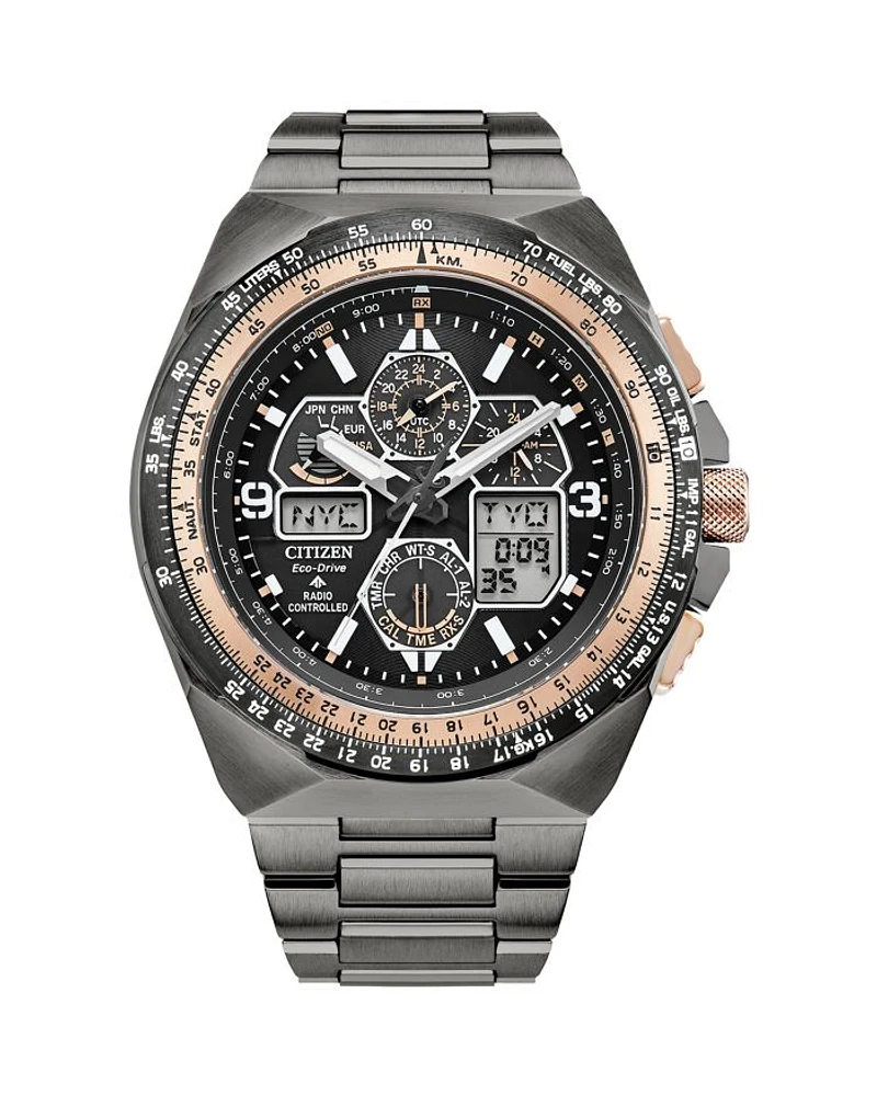 Eco Drive Promaster Air Skyhawk Watch, 46mm