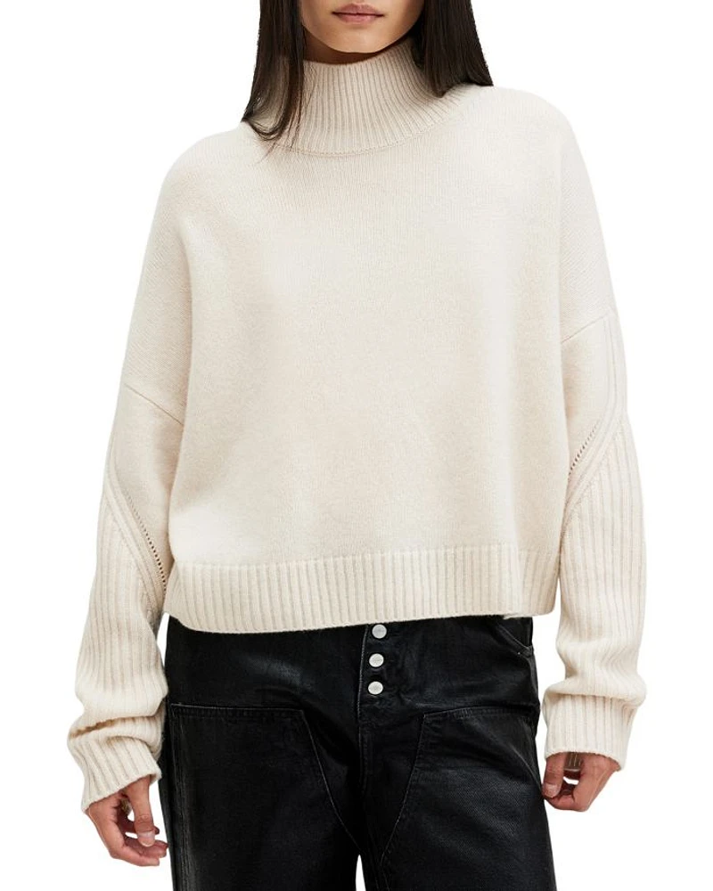 Ines Cashmere & Wool Turtleneck Sweater