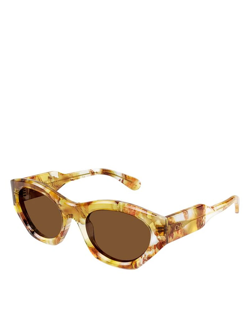 Gayia Cat Eye Sunglasses, 53mm
