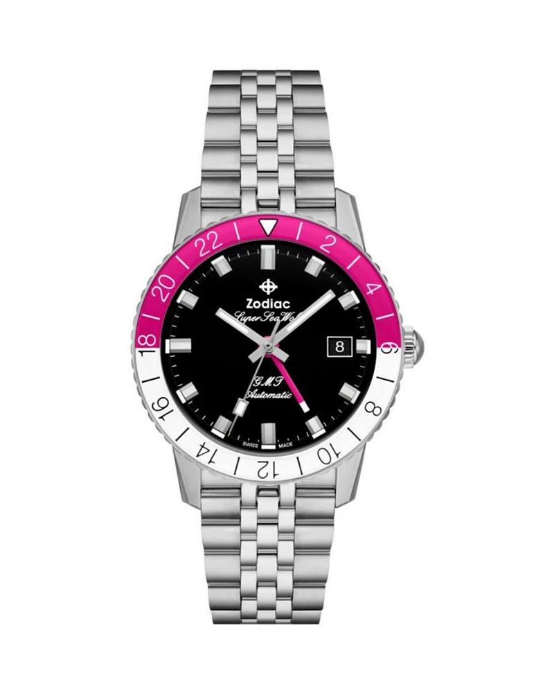 GMT Automatic Stainless Steel Watch