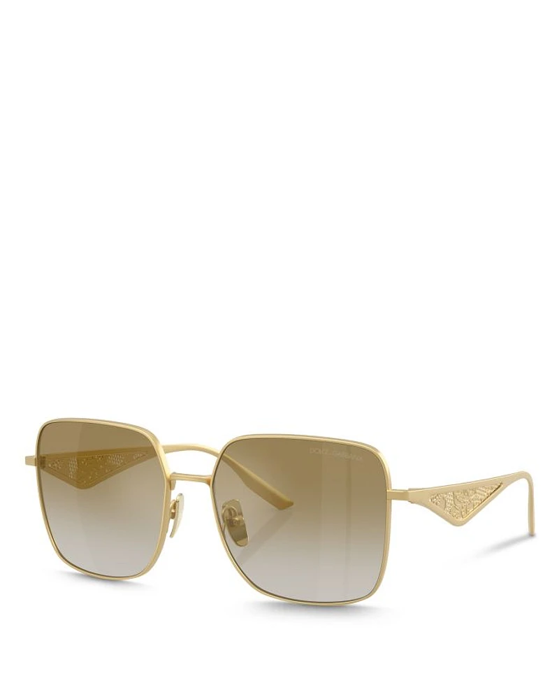 Lace Square Sunglasses, 57mm
