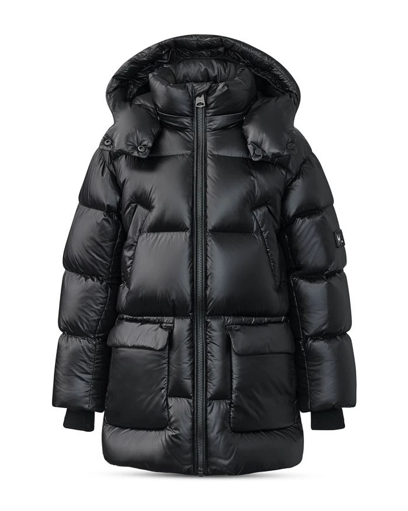 Unisex Detachable Hood Down Kennie Jacket - Big Kid