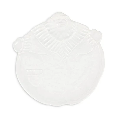 Pietra Natale Figural Santa Platter