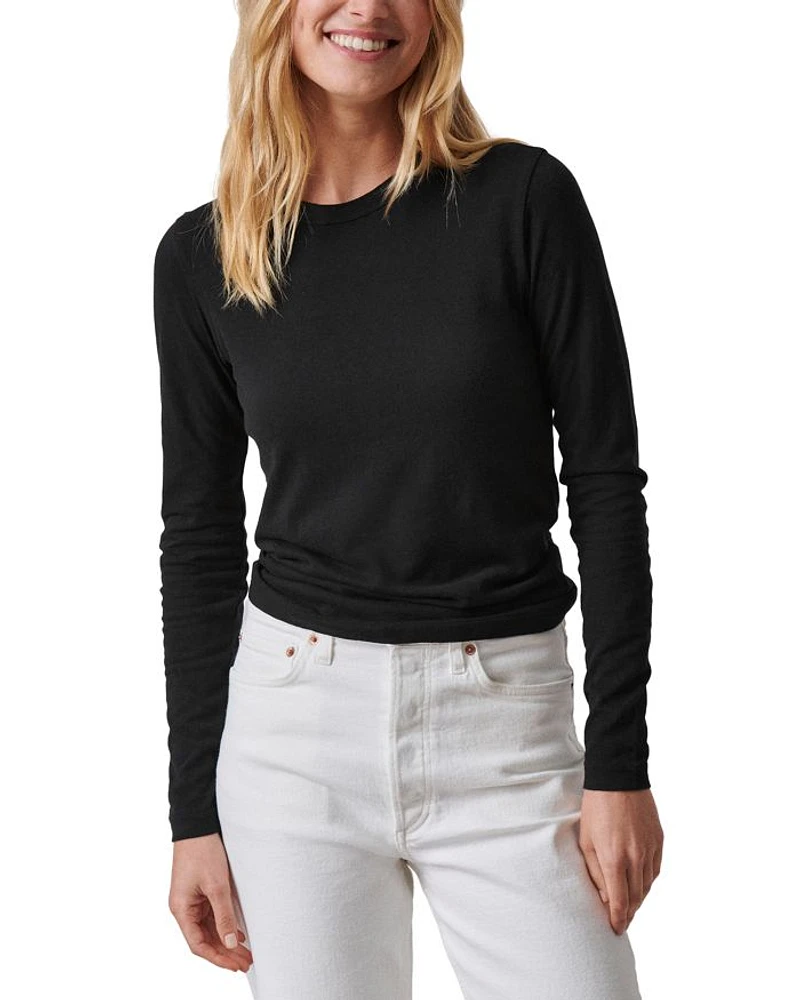 Cloud Jersey Long Sleeve Slim Crewneck Tee